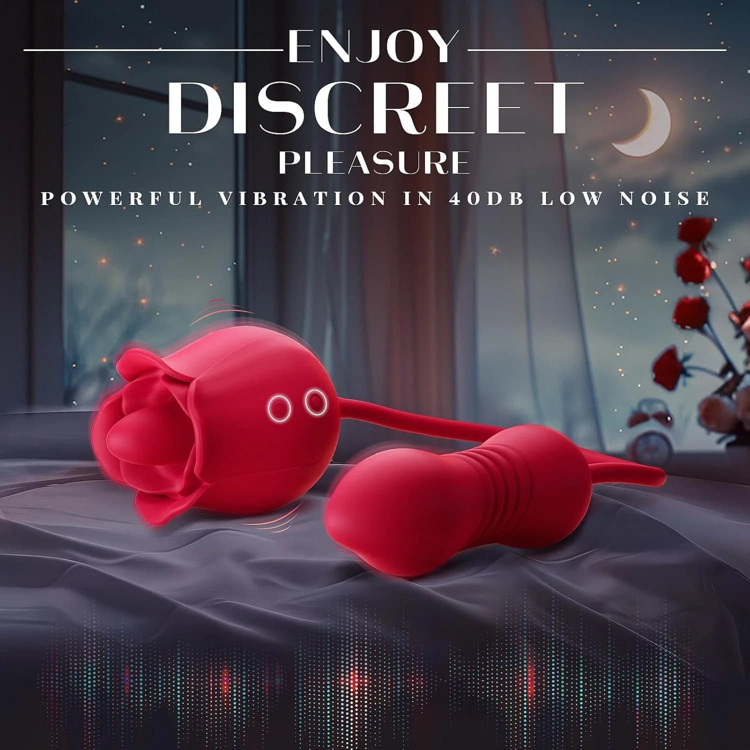 NOXROSA Rose Dual Action Massager